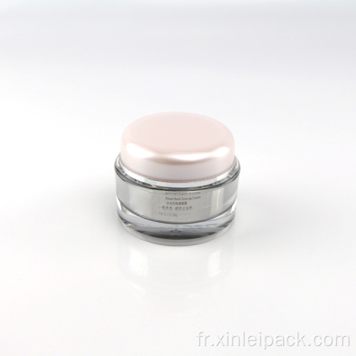 15 g jarre acrylique cosmétique ronde classique